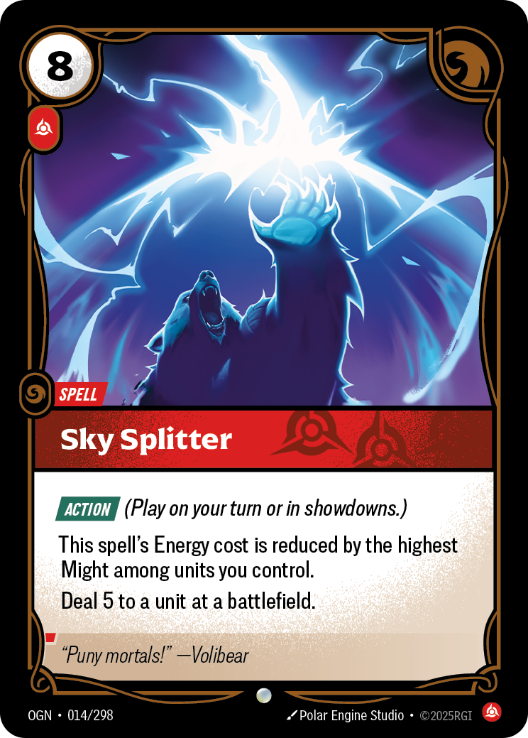 Sky Splitter - Riftbound TCG Card