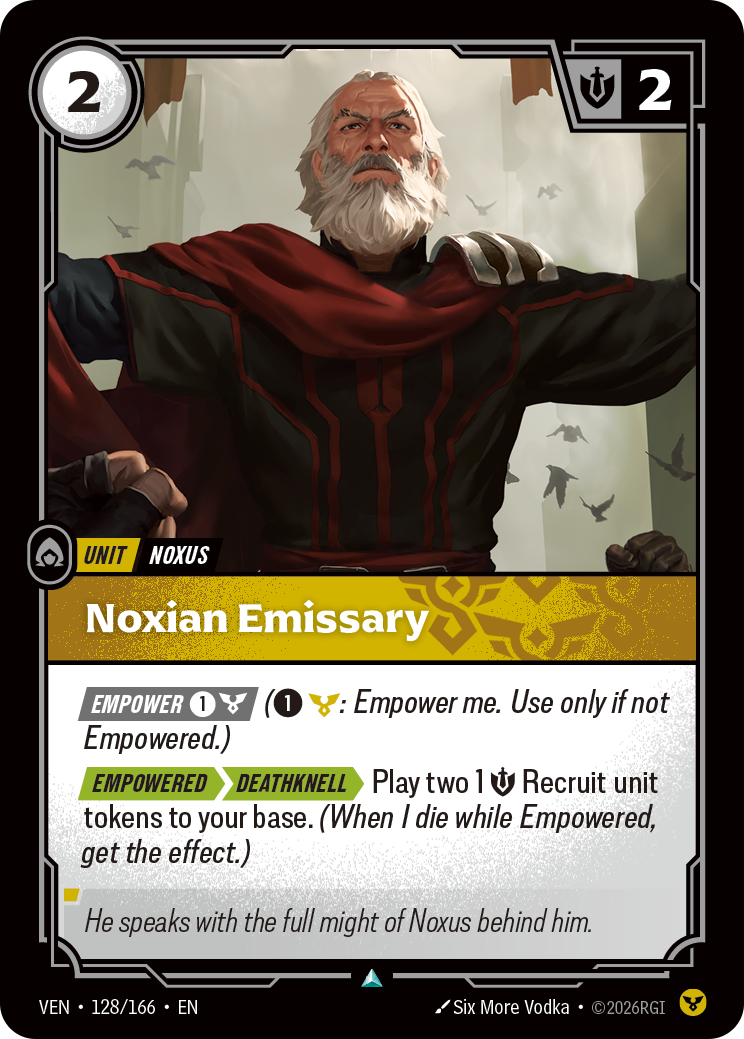Noxian Emissary - Riftbound Vendetta
