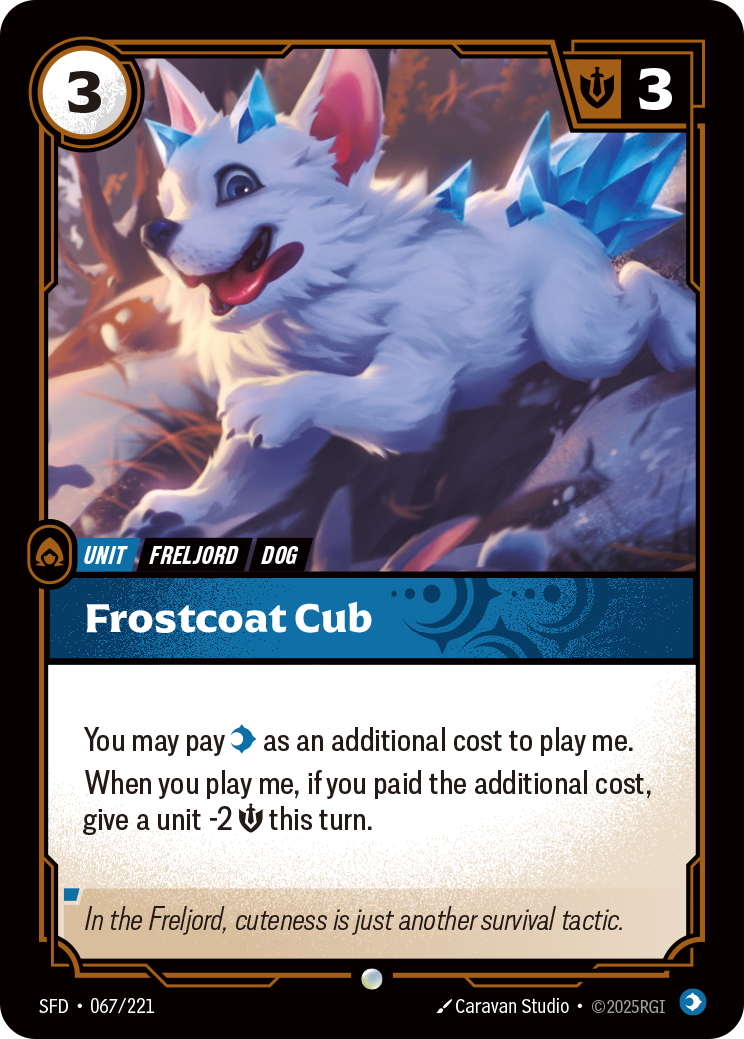 Frostcoat Cub - Riftbound TCG Card