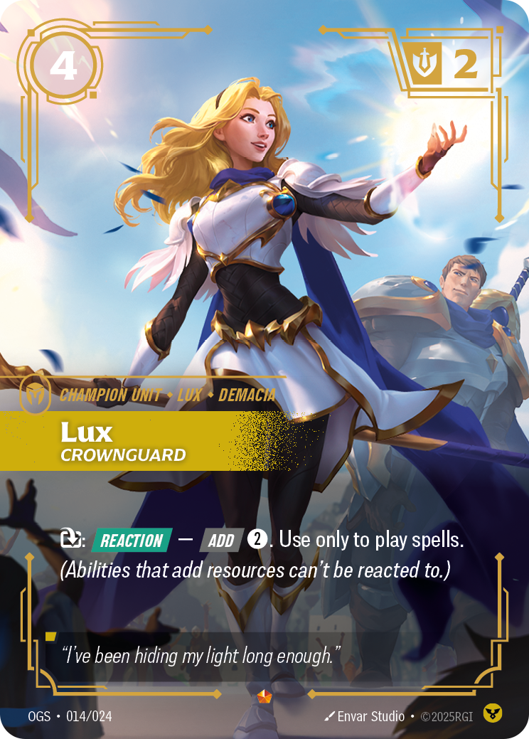 Lux - Crownguard - Riftbound TCG Card