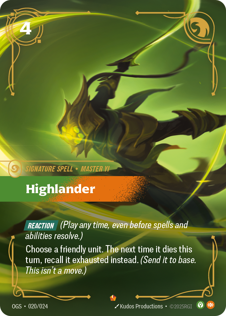 Highlander - Riftbound TCG Card