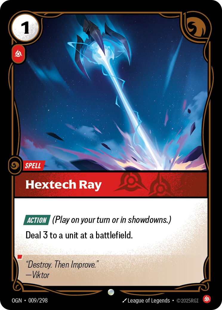 Hextech Ray - Riftbound TCG Card