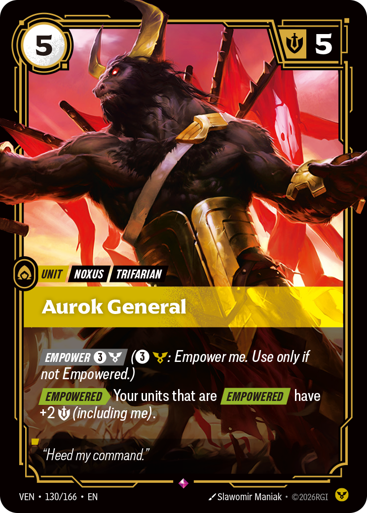 Aurok General (Foil) - Riftbound Vendetta