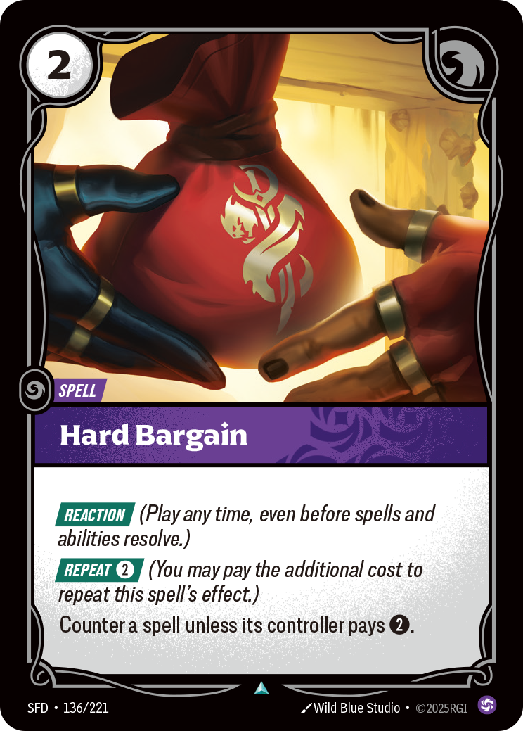 Hard Bargain - Riftbound TCG Card