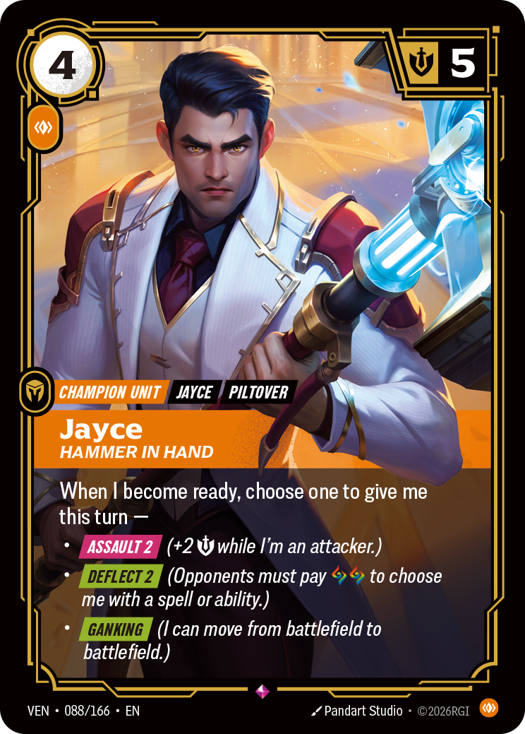 Jayce, Hammer in Hand (Foil) - Riftbound Vendetta