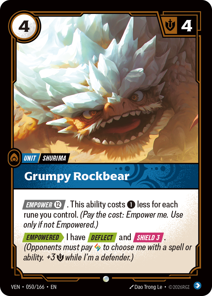 Grumpy Rockbear - Riftbound Vendetta