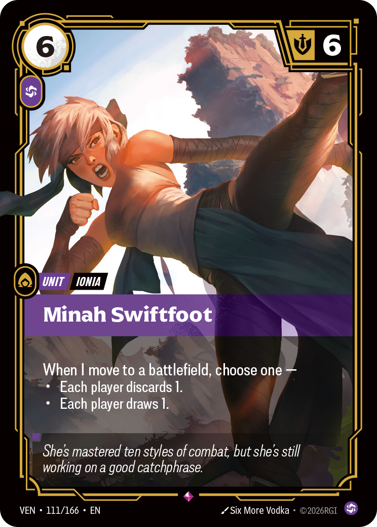 Minah Swiftfoot (Foil) - Riftbound Vendetta