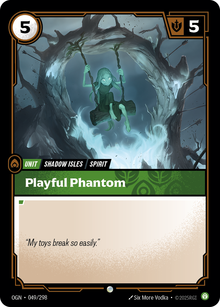 Playful Phantom - Riftbound TCG Card