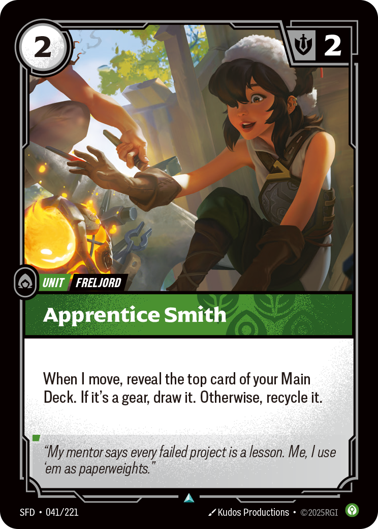 Apprentice Smith - Riftbound TCG Card