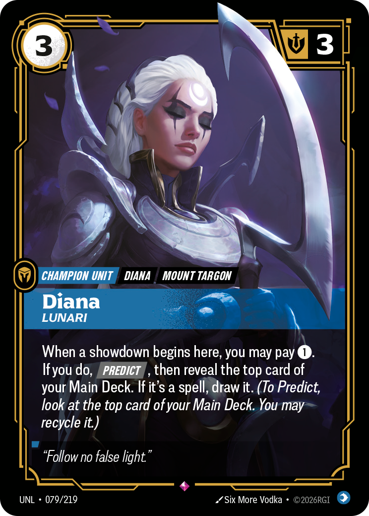 Diana - Lunari - Riftbound TCG Card