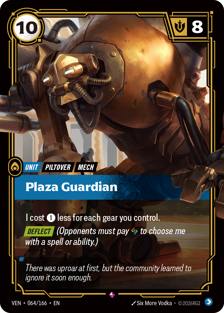Plaza Guardian (Foil) - Riftbound Vendetta