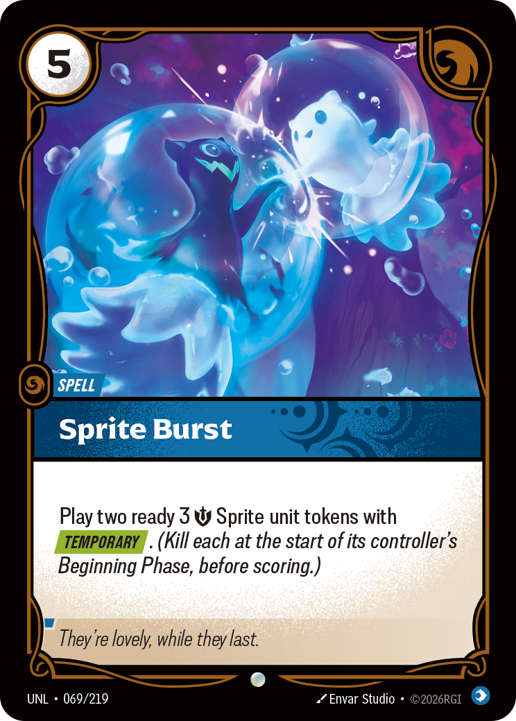 Sprite Burst - Riftbound TCG Card