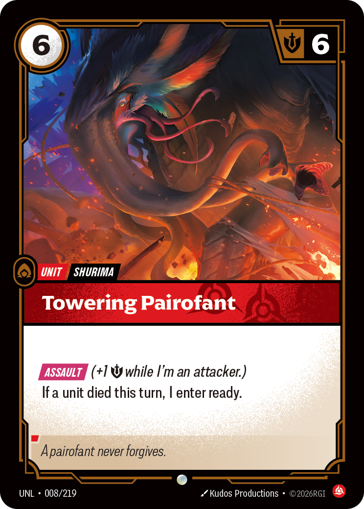 Towering Pairofant - Riftbound TCG Card