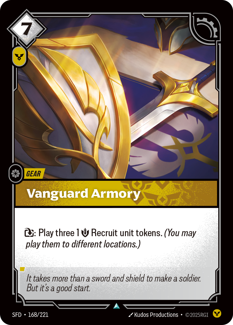 Vanguard Armory - Riftbound TCG Card