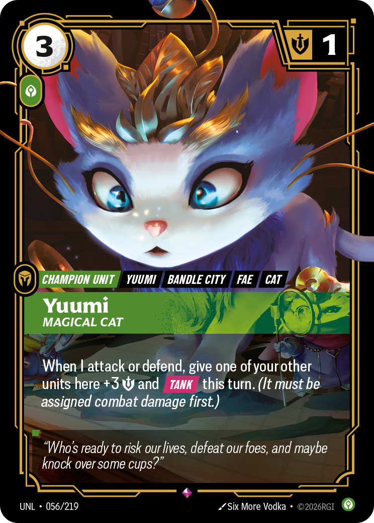Yuumi - Magical Cat - Riftbound TCG Card