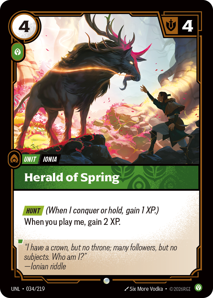 Herald of Spring - Riftbound TCG Card