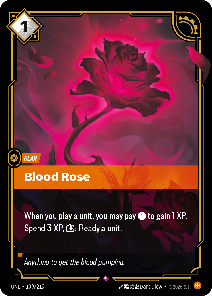 Blood Rose - Riftbound TCG Card