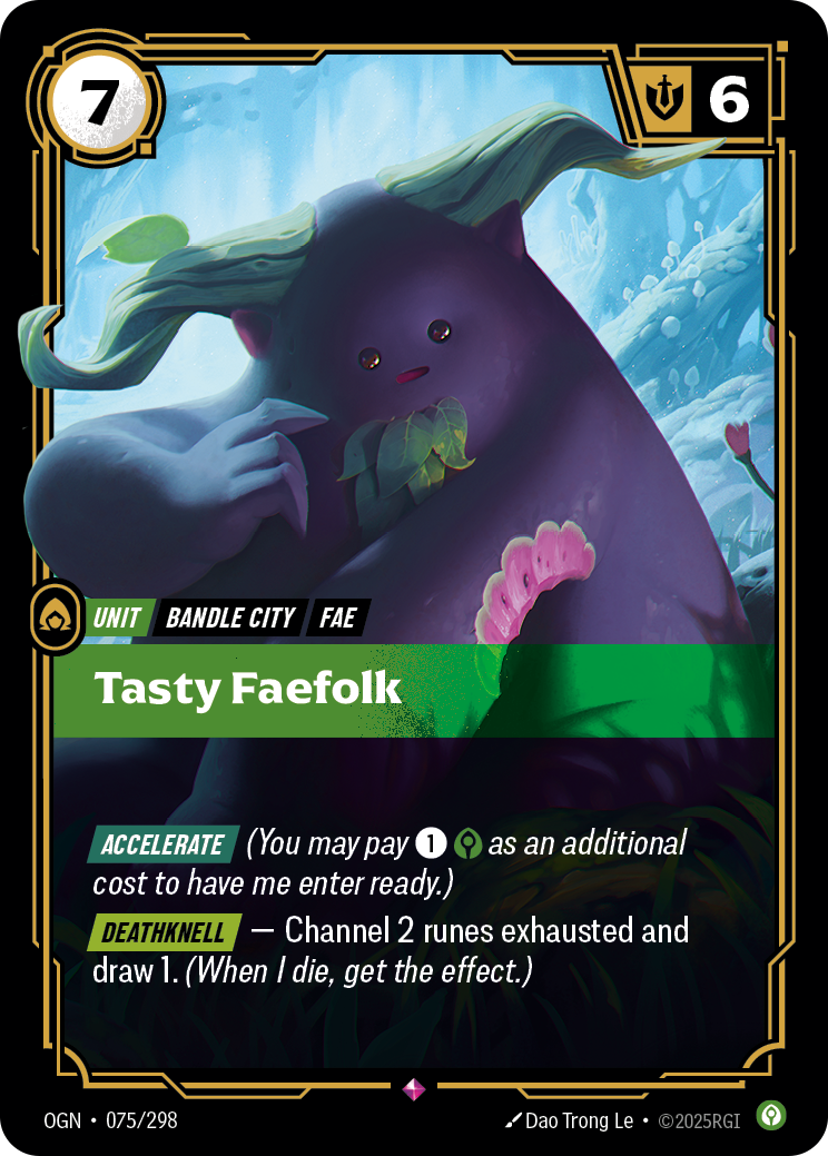 Tasty Faefolk - Riftbound TCG Card