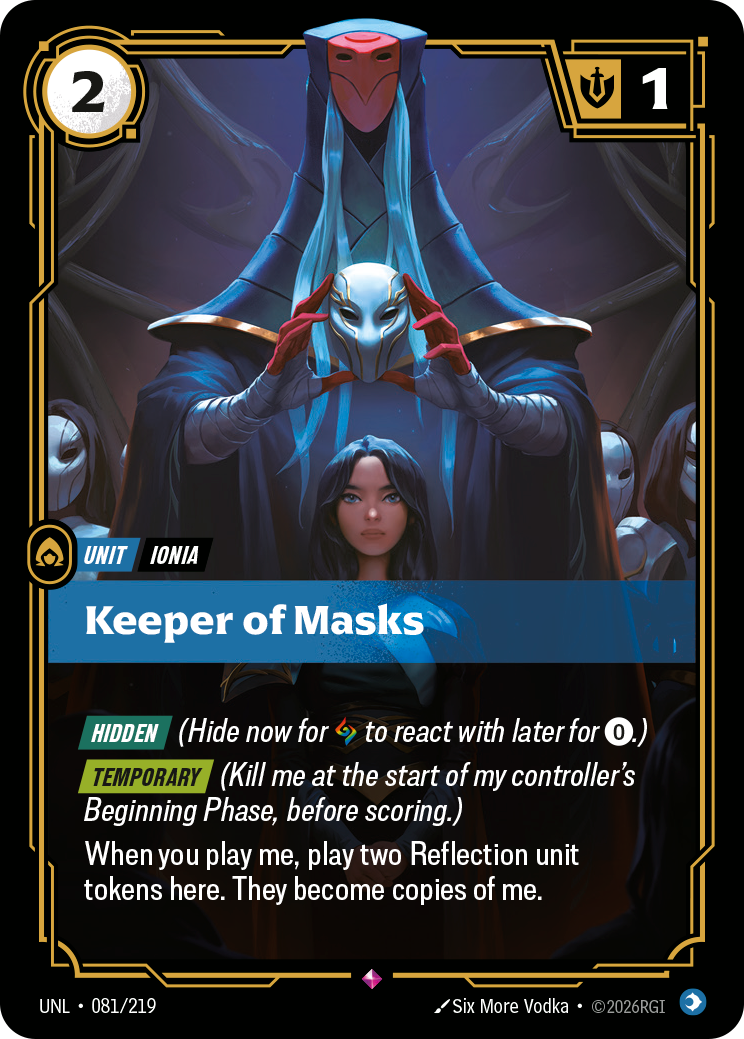 Keeper of Masks - Riftbound TCG Card
