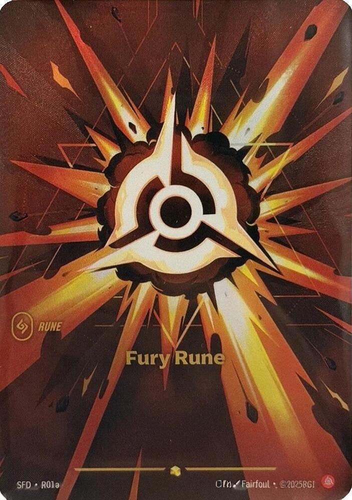 Fury Rune (Alternate Art) (Foil)
