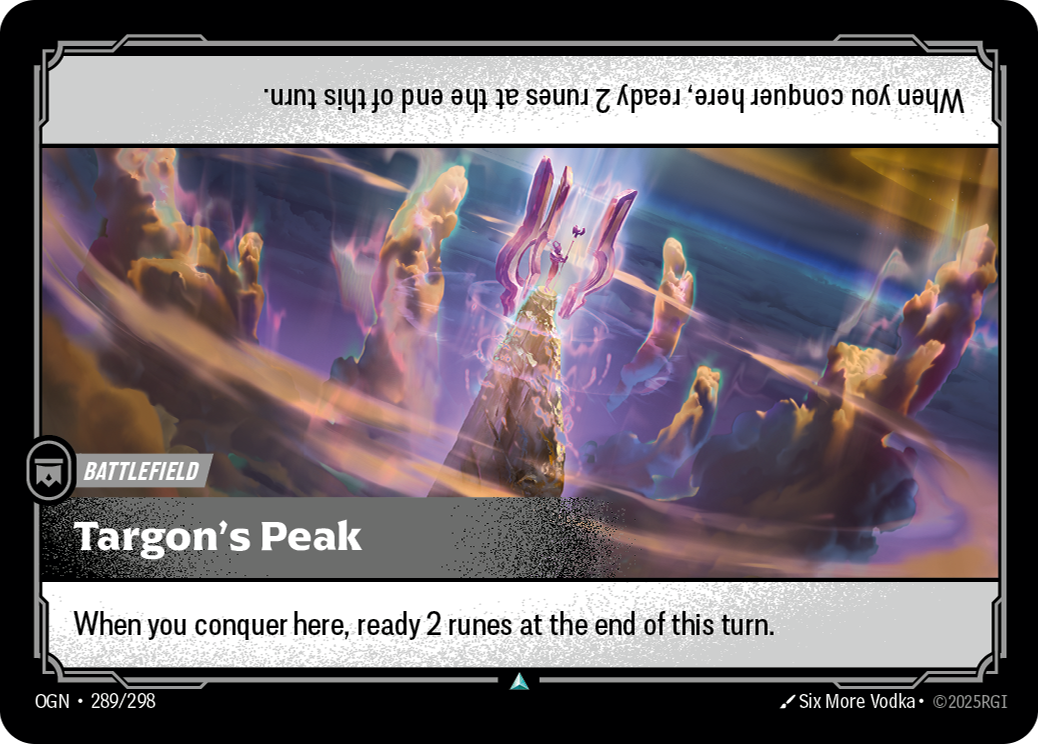Targon's Peak - Riftbound TCG Card