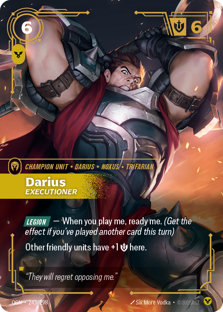 Darius - Executioner - Riftbound TCG Card