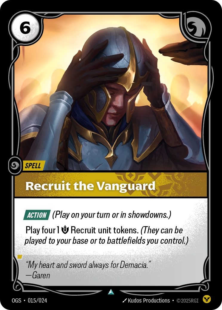 Recruit the Vanguard - Riftbound TCG Card