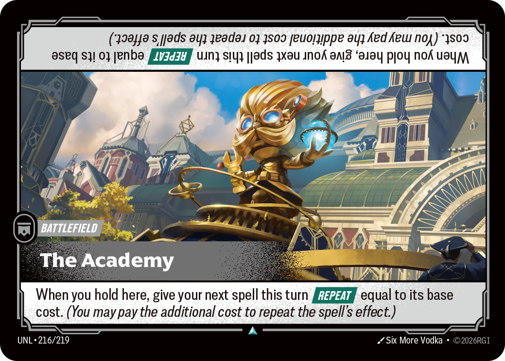 The Academy - Riftbound TCG Card