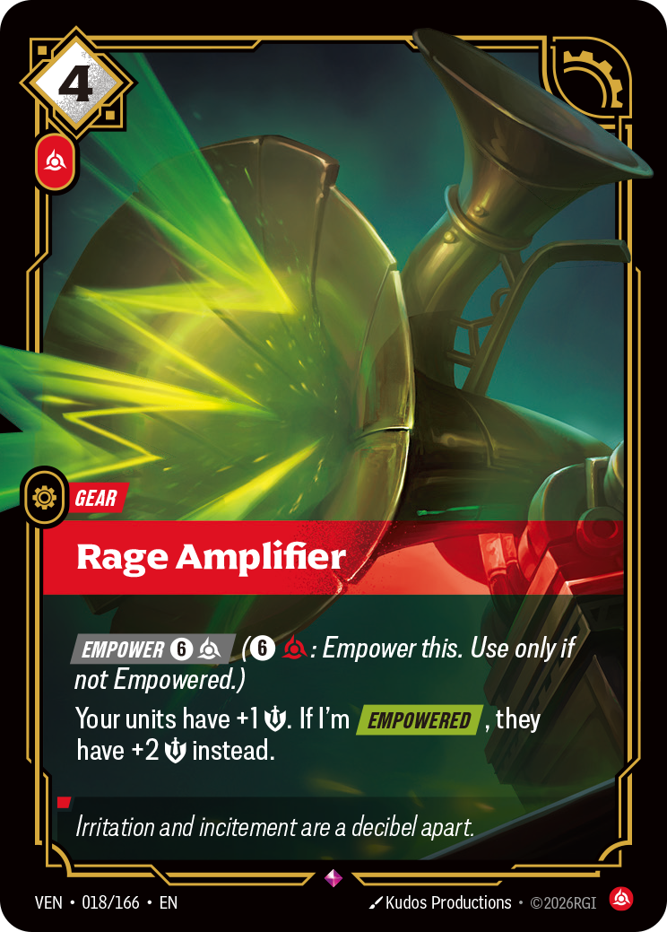 Rage Amplifier (Foil) - Riftbound Vendetta