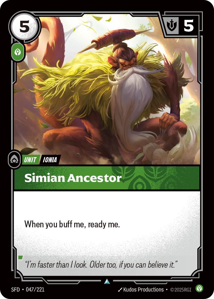 Simian Ancestor - Riftbound TCG Card