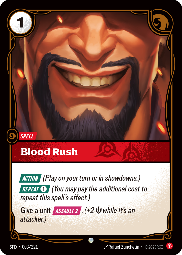 Blood Rush - Riftbound TCG Card