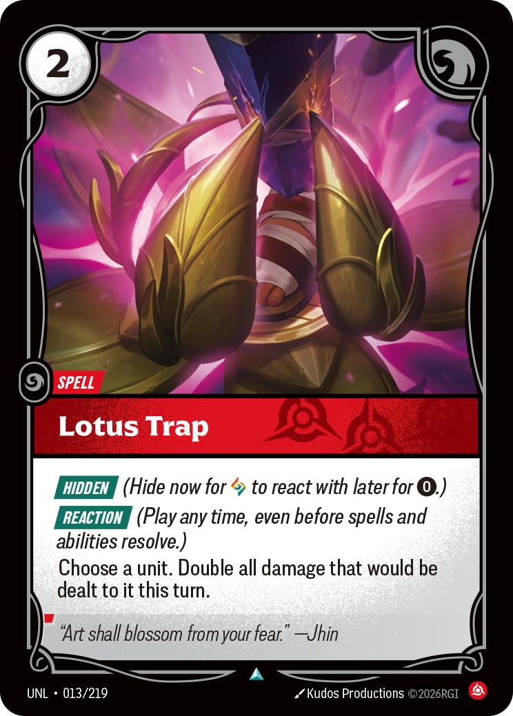 Lotus Trap - Riftbound TCG Card