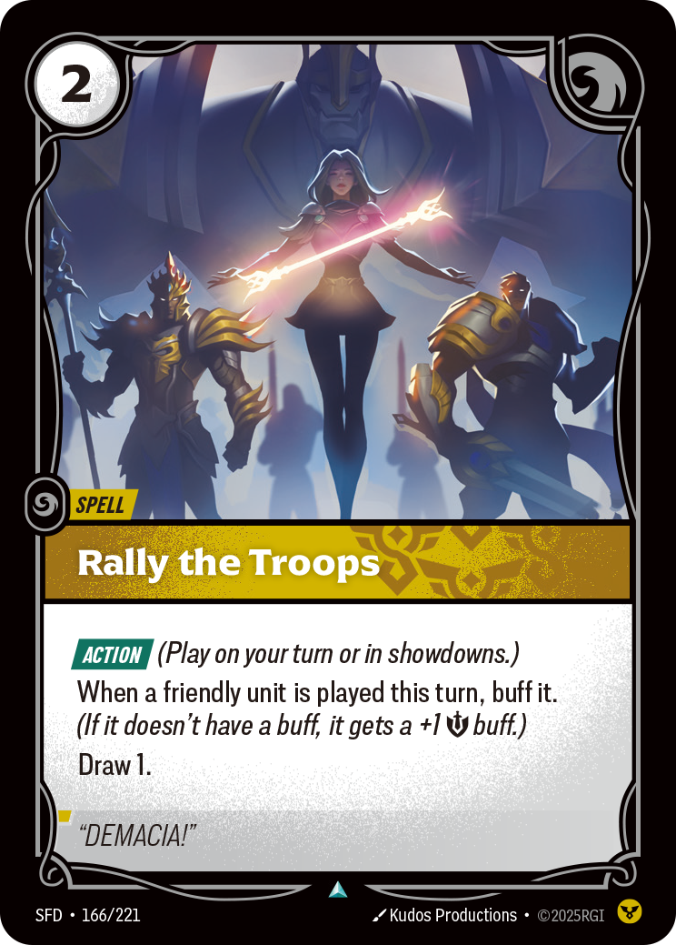 Rally the Troops - Riftbound TCG Card