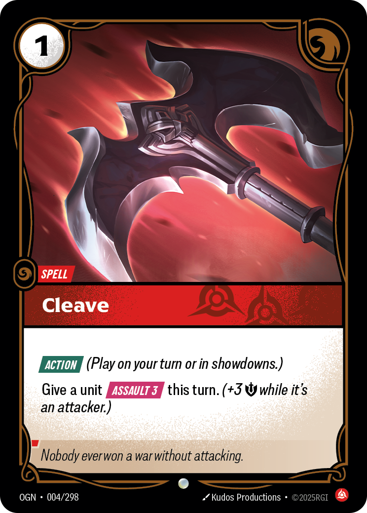 Cleave - Riftbound TCG Card