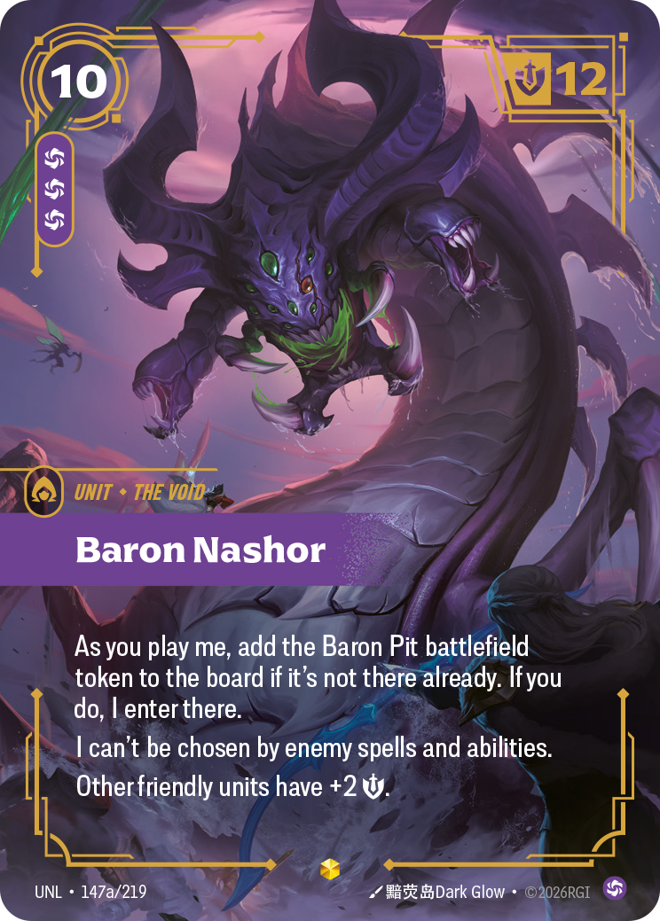 Baron Nashor (Alternate Art) - Riftbound TCG Card