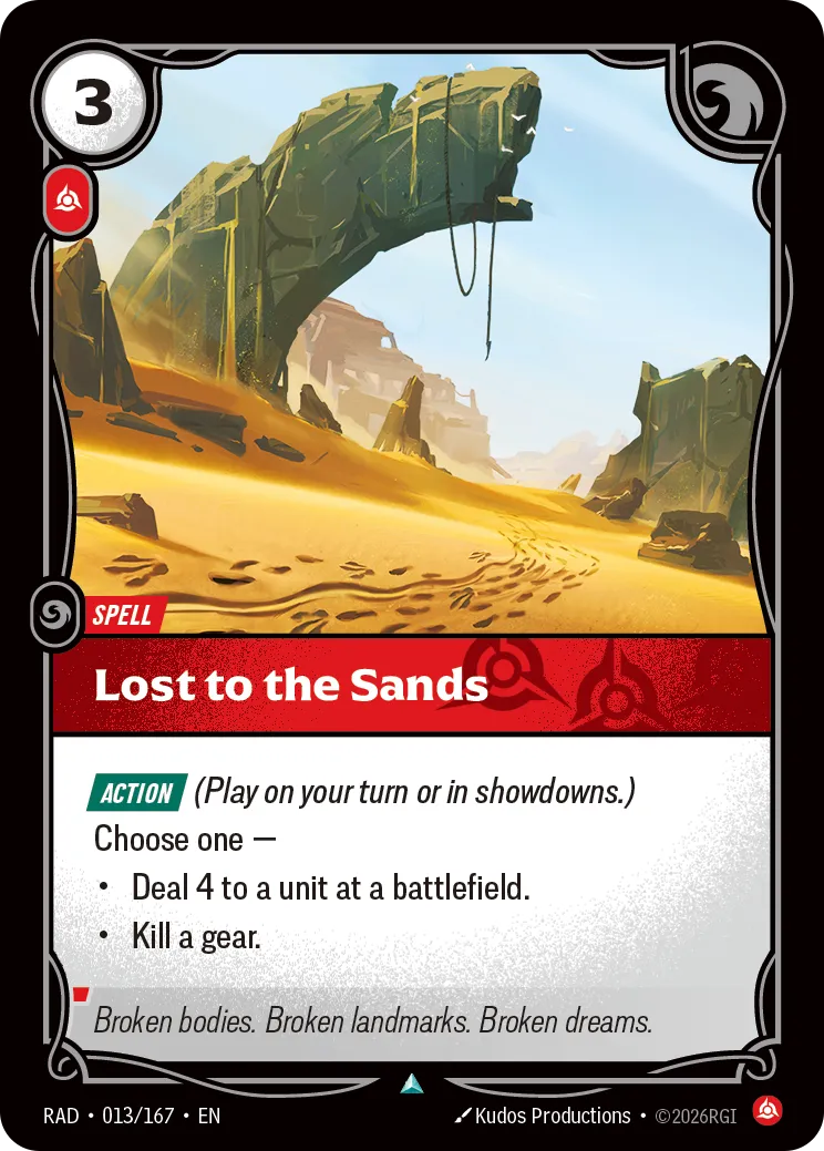Lost to the Sands - Riftbound Radiance
