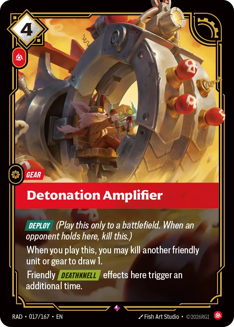 Detonation Amplifier (Foil) - Riftbound Radiance