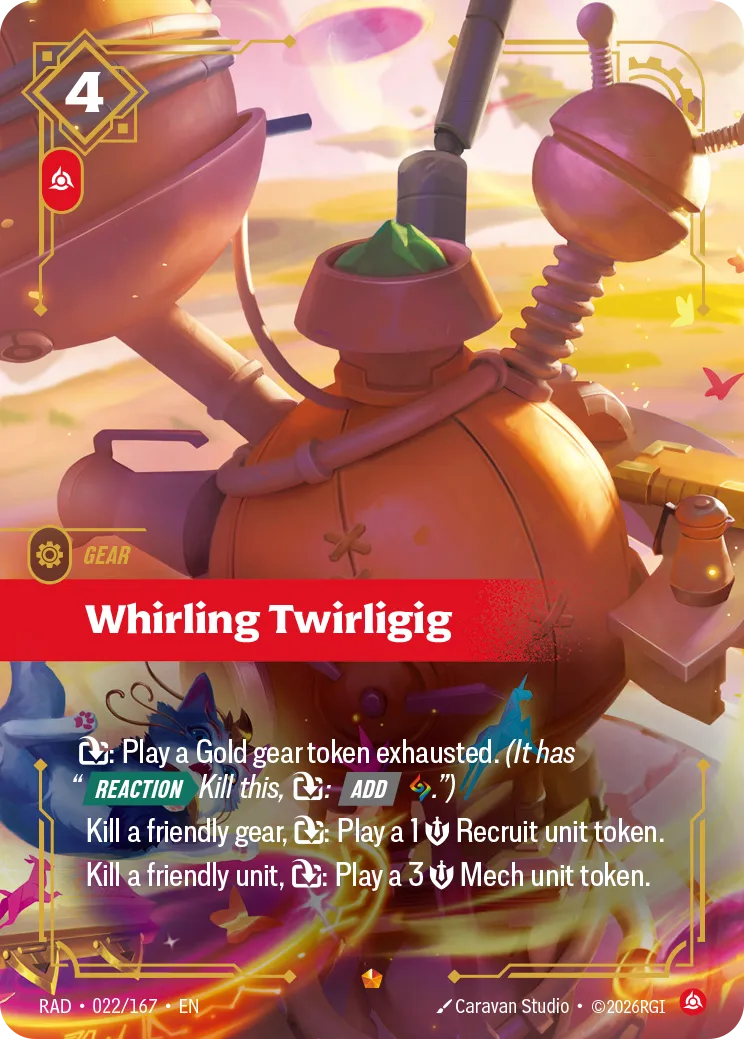 Whirling Twirligig (Foil) - Riftbound Radiance