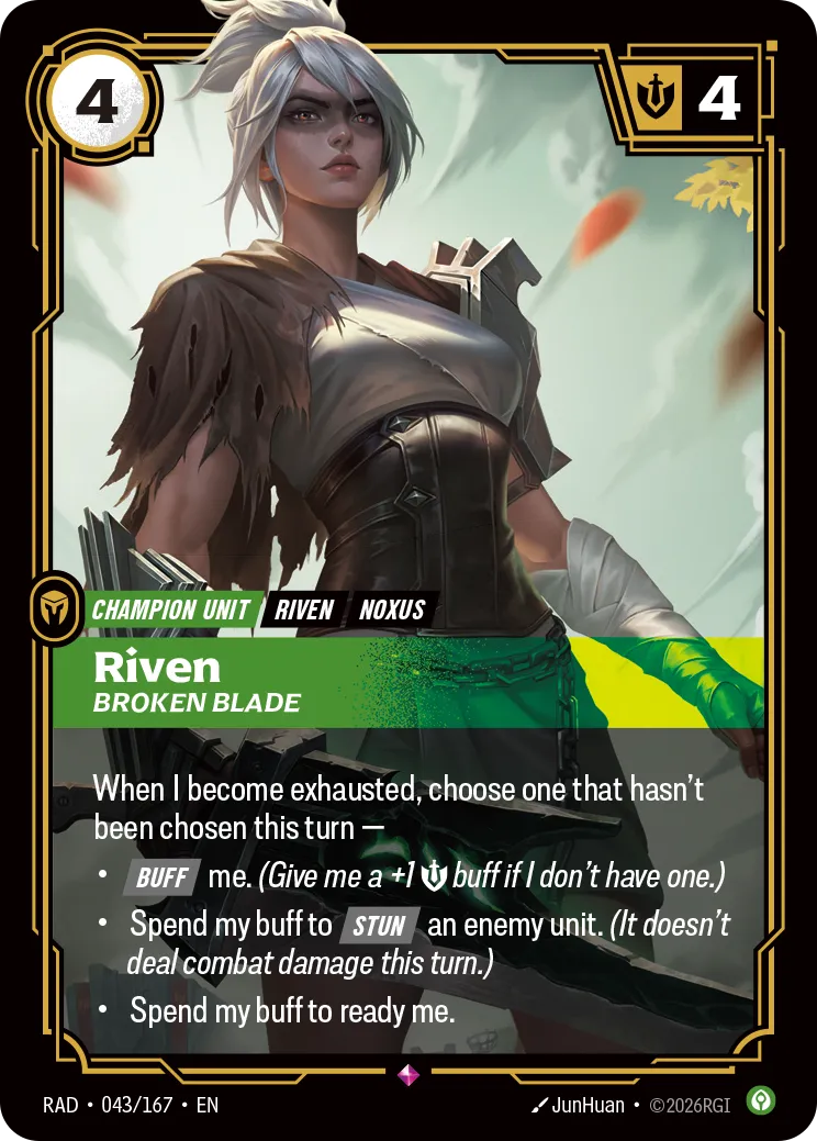 Riven, Broken Blade (Foil) - Riftbound Radiance