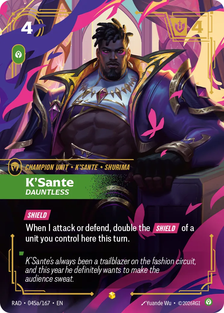 K'Sante, Dauntless (Alternate Art) (Foil) - Riftbound Radiance