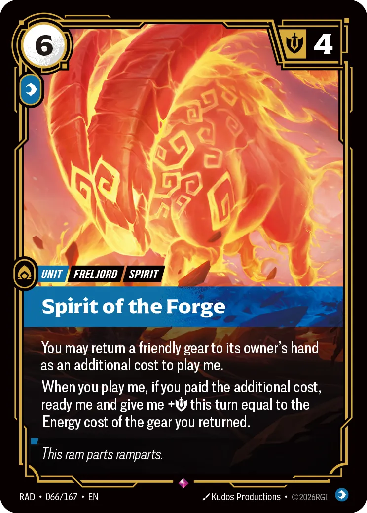 Spirit of the Forge (Foil) - Riftbound Radiance