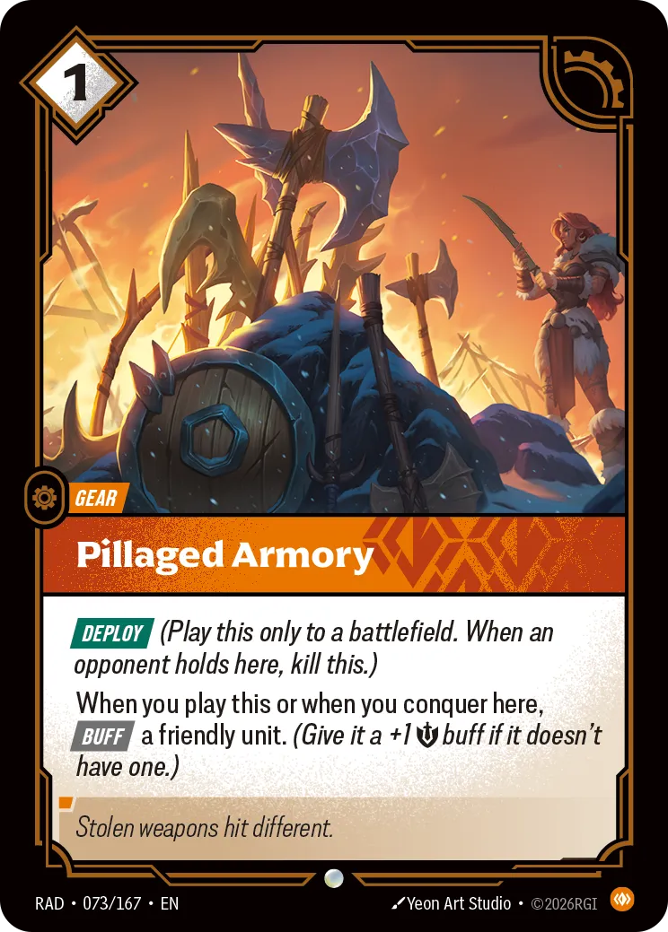 Pillaged Armory - Riftbound Radiance