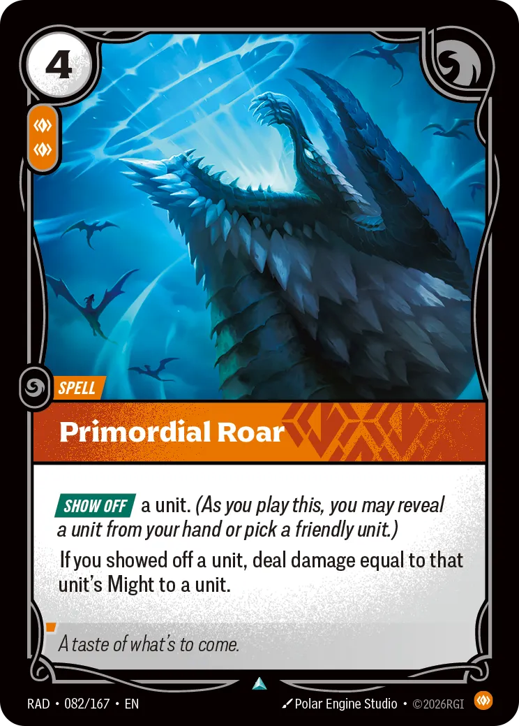 Primordial Roar - Riftbound Radiance