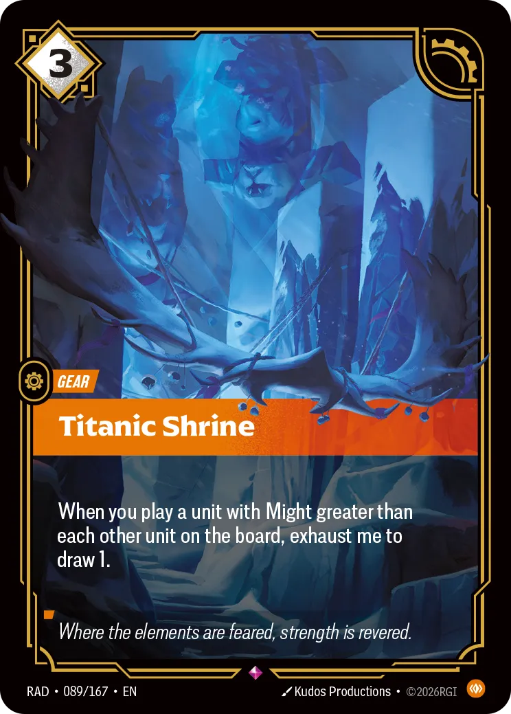 Titanic Shrine (Foil) - Riftbound Radiance
