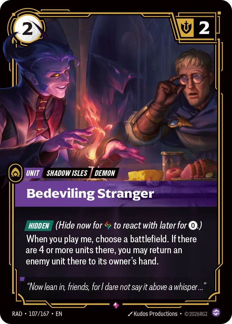 Bedeviling Stranger (Foil) - Riftbound Radiance