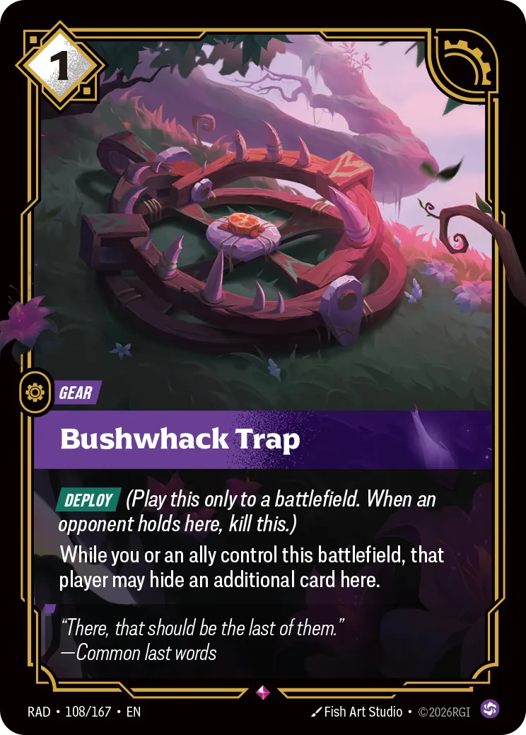 Bushwhack Trap (Foil) - Riftbound Radiance
