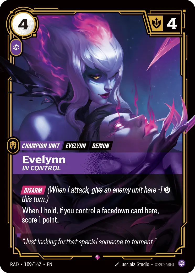 Evelynn, In Control (Foil) - Riftbound Radiance