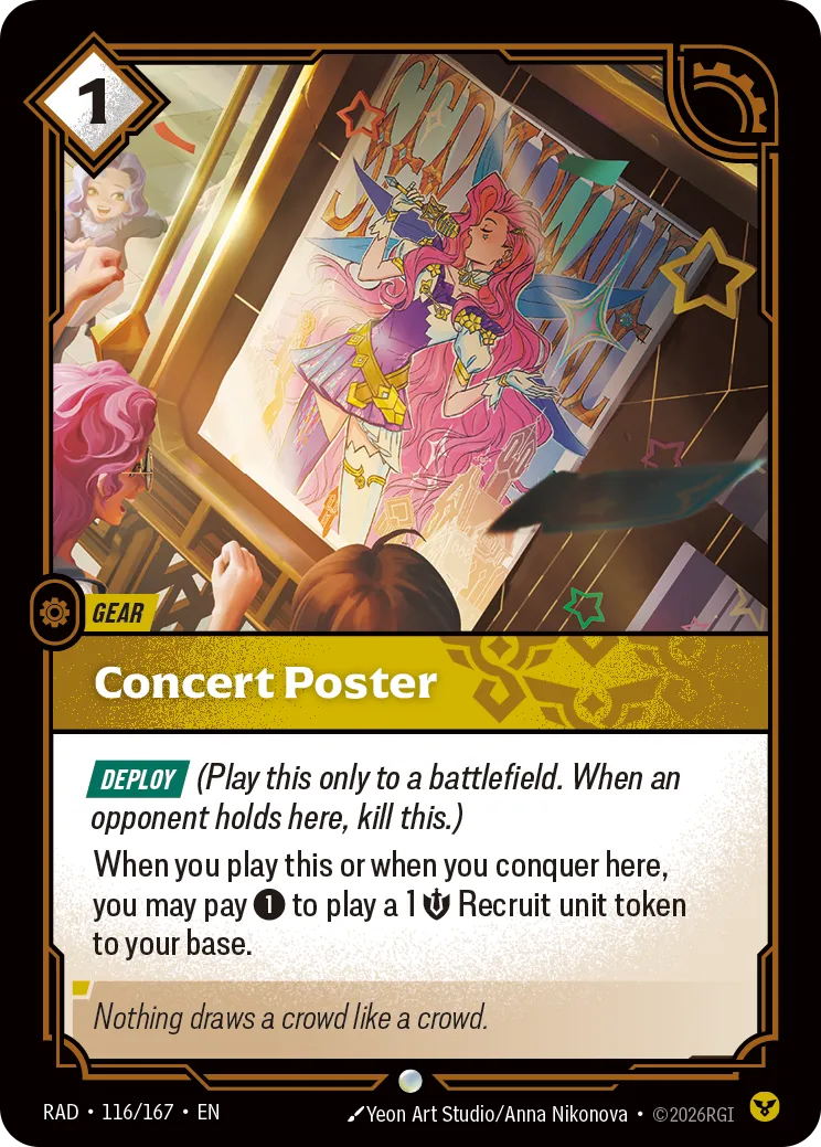 Concert Poster - Riftbound Radiance