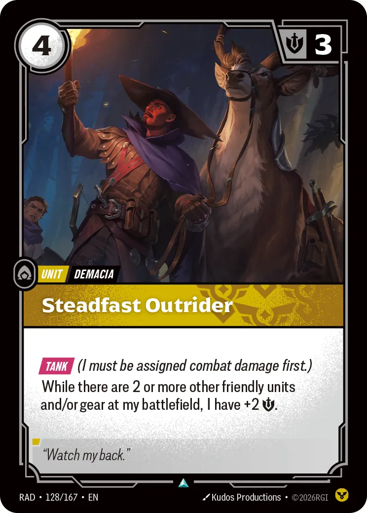 Steadfast Outrider - Riftbound Radiance