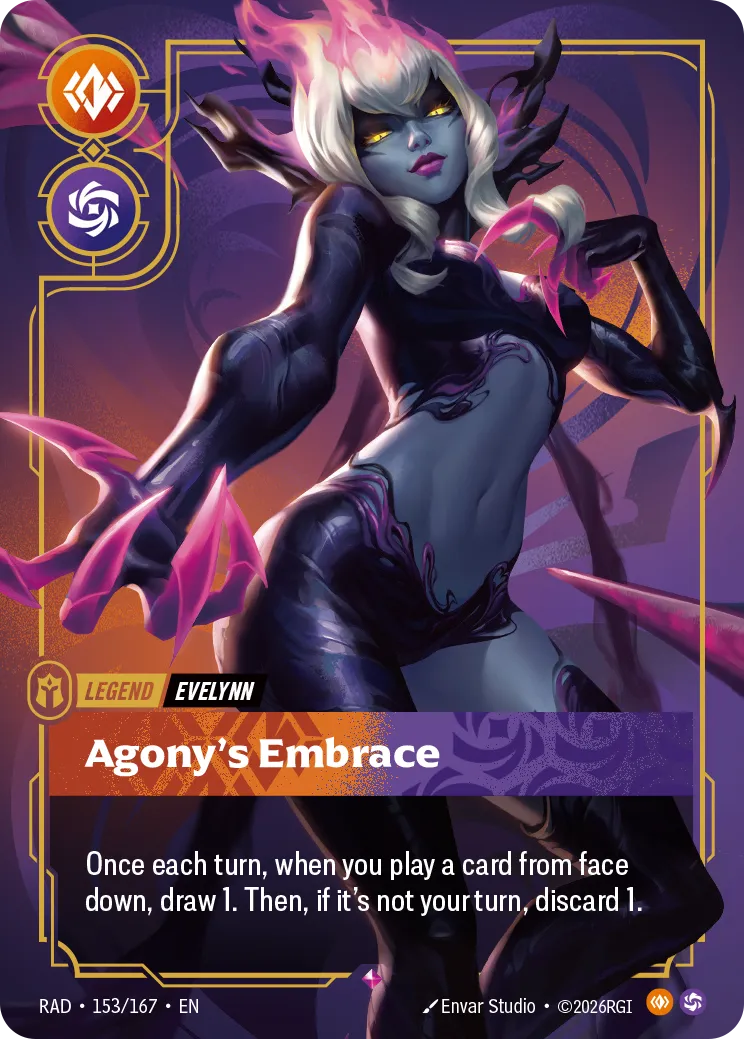 Evelynn, Agony's Embrace (Foil) - Riftbound Radiance